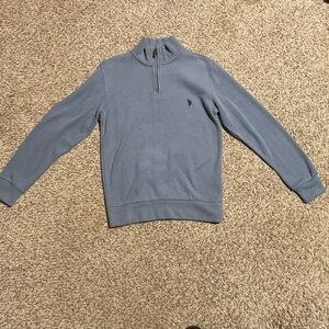 Blue Polo Ralph Lauren Quarter-Zip Pullover